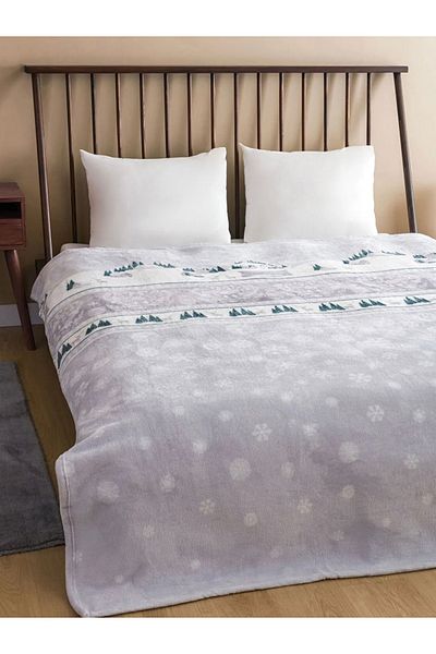LC Waikiki Lcw Home Mixed Pattern Double Blanket 200X220 cm