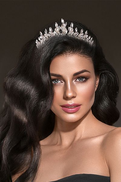 Hayalperest boncuk Coroana de mireasa Henna cu piatra de cristal Coroana de nunta de mireasa pentru femei personalizata argintie