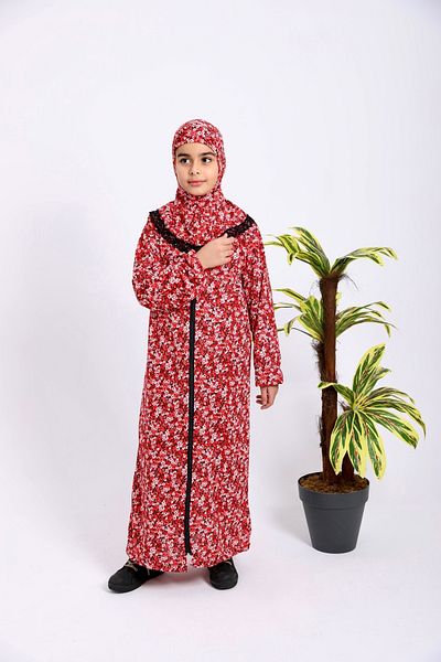 Kutay Collection Φόρεμα προσευχής με σχέδια για κορίτσια