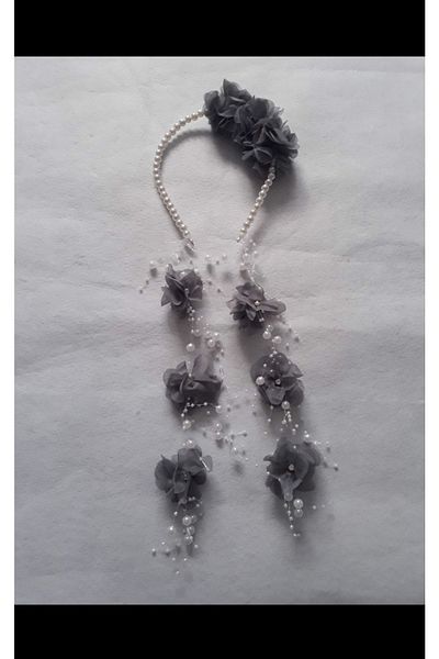 Hayalperest boncuk Crown with Earrings