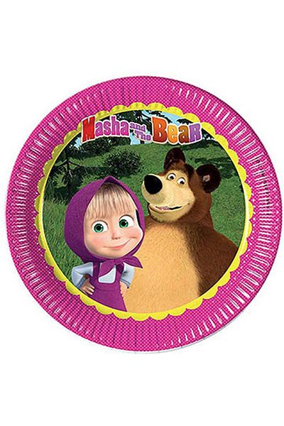 Showparty Licensed Plate Masha and the Bear