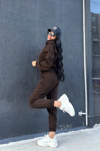 BayBayan Γυναικείο Σετ Φόρμας Χρήσιμο Υφασμάτινο Εποχιακής Ποιότητας