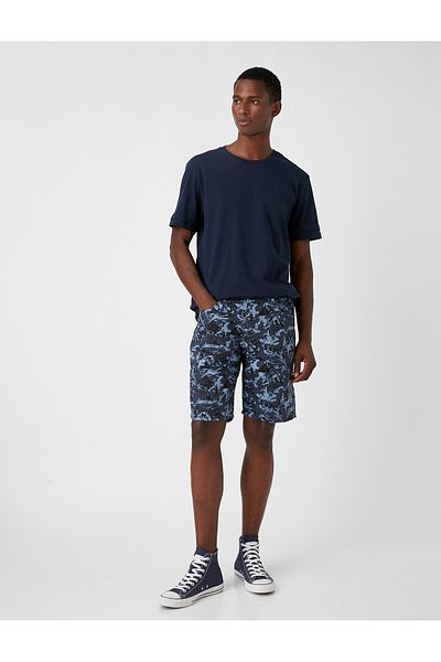 Koton Chino-Shorts mit Camouflage-Muster