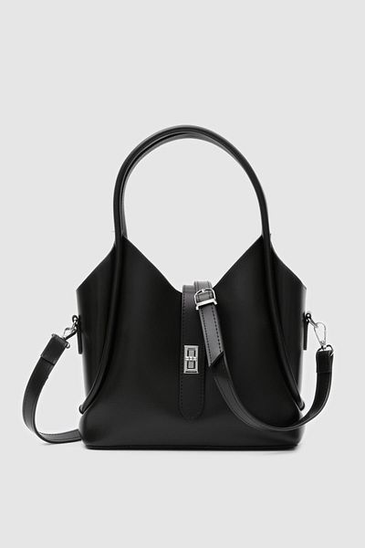 Shule Bags Geantă Cindy de mână și crossbody neagră