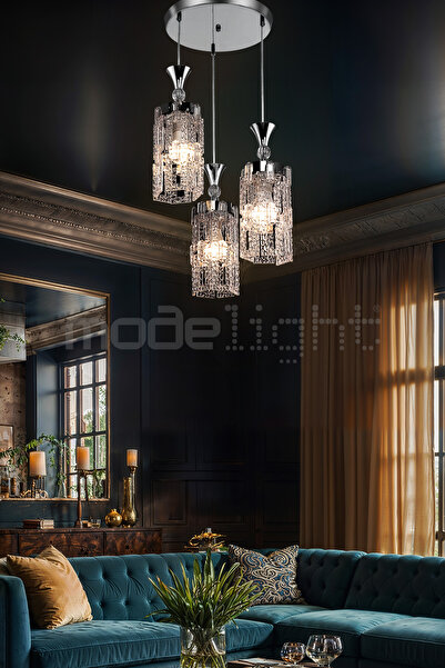 Modelight MARKİS 3LÜ ÇEMBER AVİZE SALON-OTURMA-ÇOCUK-YEMEK-YATAK ODASI-ANTRE-MUTFAK