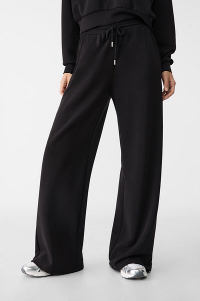Stradivarius Palazzo Pants with Soft Texture