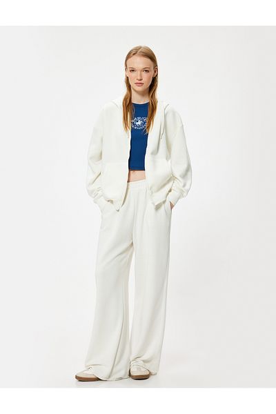 Koton Oversize mikina Kangaroo Pocket s kapucňou
