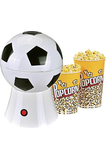 DubaiGallery آلة صنع الفشار الصغيرة بالهواء الساخن بقوة 1200 واط على شكل كرة ...