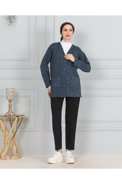 FATELLA Women's Mother Short Winter Print Thin Buttoned Pocket Combed Cotton ...