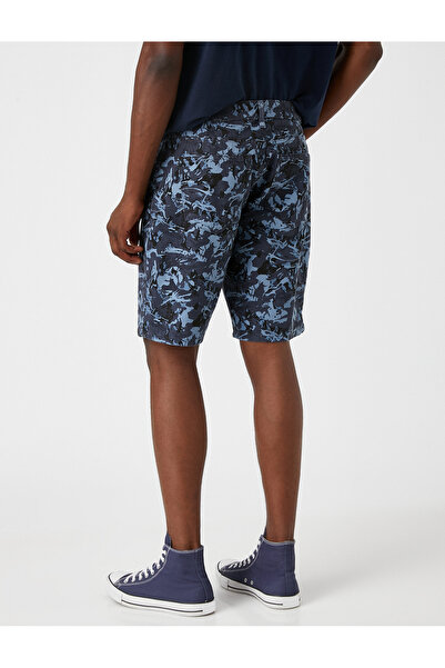 Koton Maskáčové šortky Chino