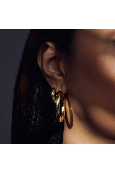 Parte di Me Bibbiena Poppi Damen Creolen 585 Vergoldung Pdm36056