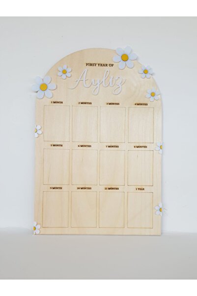 Home لوحة صور ديزي بيبي للسنة الأولى - إطار لمدة 12 شهرًا