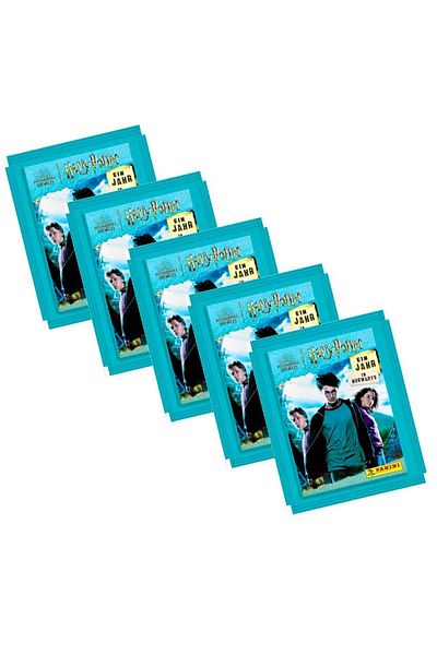 Panini Harry Potter 1 Year at Hogwarts Sticker Set - Pack of 5 (20 Stickers+5 Cards)
