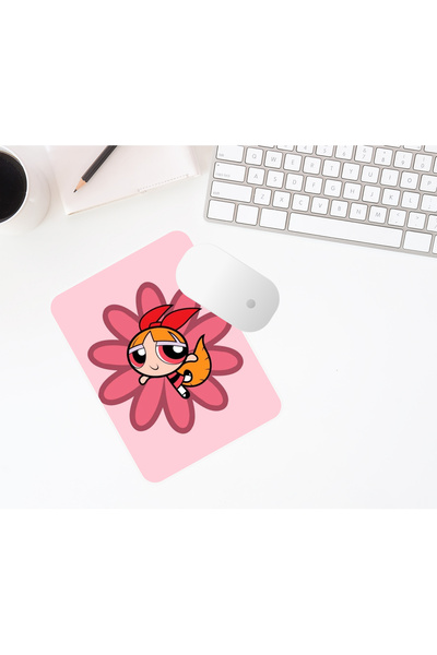 FenerciHediyelik لوحة ماوس باور باف جيرلز بلوسم مطبوع