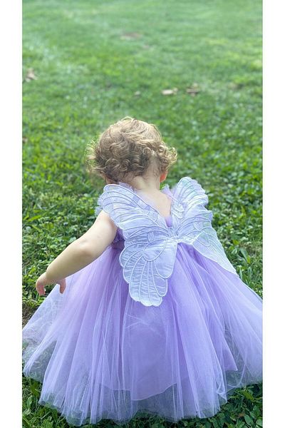 ALYRA Girls' Party Dress with Wings Tulle for Birthday