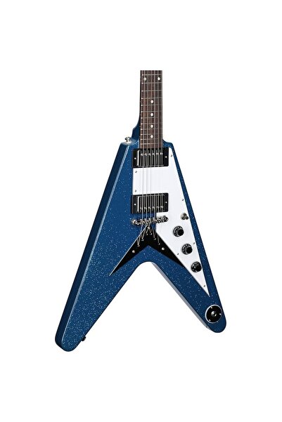 Epiphone Exclusive Flying V Elektro Gitar (Brunswick Blue Sparkle)