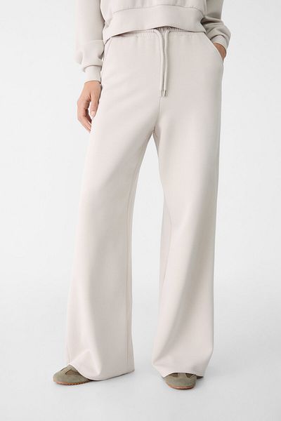 Stradivarius Palazzo Pants with Soft Texture