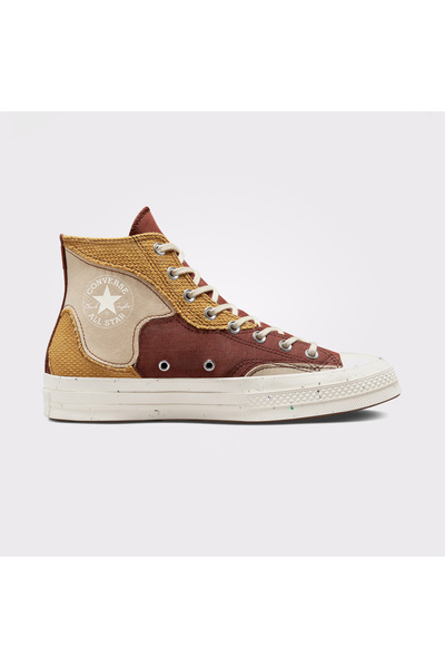 Converse Chuck 70 Craft Mix Unisex Burgundy/Mustard Sneaker