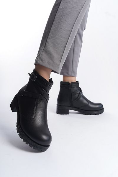 Deri Expres Genuine Leather Women's Boots KCM-0025