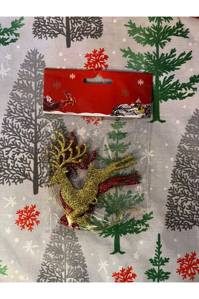 OKYANUSAYD 2 Pcs Christmas Deer Decoration Ornament That Can Be Hanged on a C...