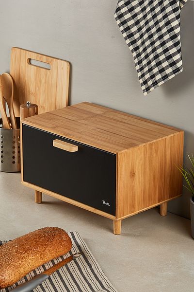 Perotti Eligio Bamboo Bread Cabinet