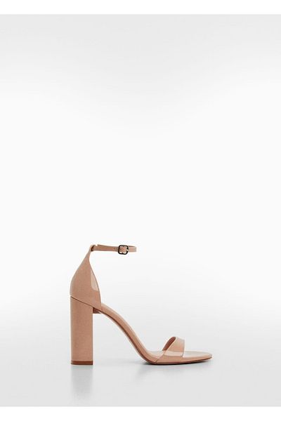 MANGO Woman Riemchensandalen mit Absatz