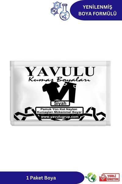 yavulu Siyah Kumaş Boyası / Tekstik Boyası / Giysi Boyası / Toz Kumaş Boyası ...