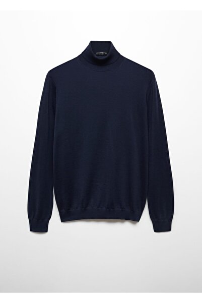 MANGO Man Rollkragenpullover aus 100 % Merinowolle