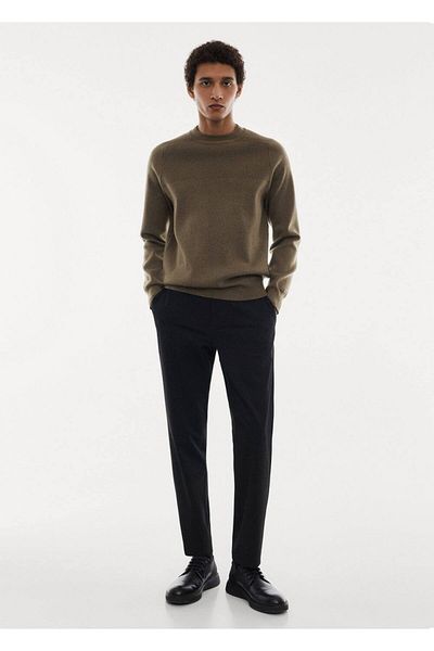 MANGO Man Pullover mit Stretch-Ripp