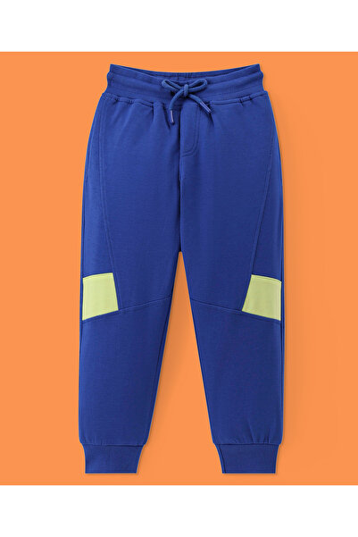 Ollington St. Ollington St. Hooded Sweatshirt and Joggers Set with Text Print - Navy and Green