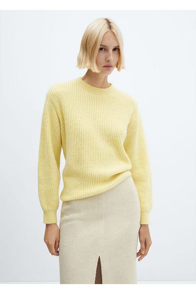 MANGO Woman Round neck knitwear sweater