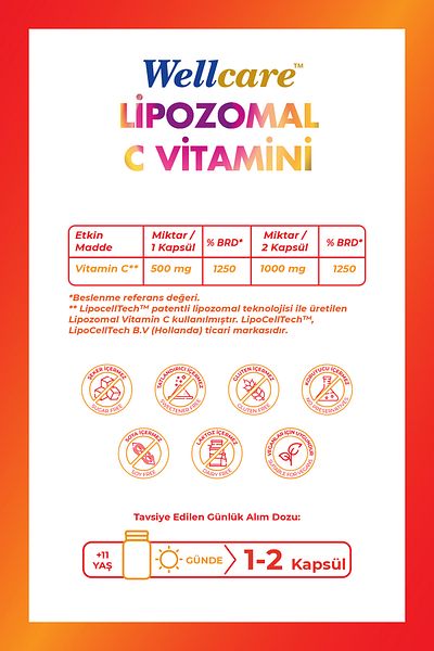 Wellcare Liposomal Vitamin C