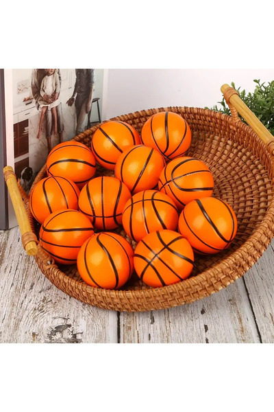 UĞURDAN Basketbol Topu Görünümlü Stres Topu 1 Adet