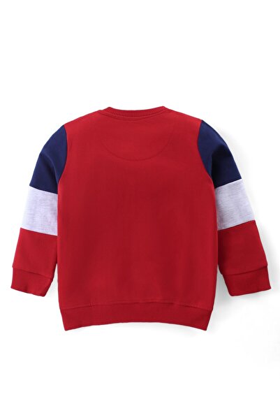 Babyhug Cotton Knit Full Sleeves T-Shirt & Lounge Pants Set With Racer Squad Print - Red