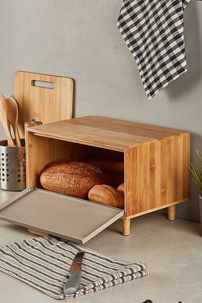 Perotti Eligio Bamboo Bread Cabinet