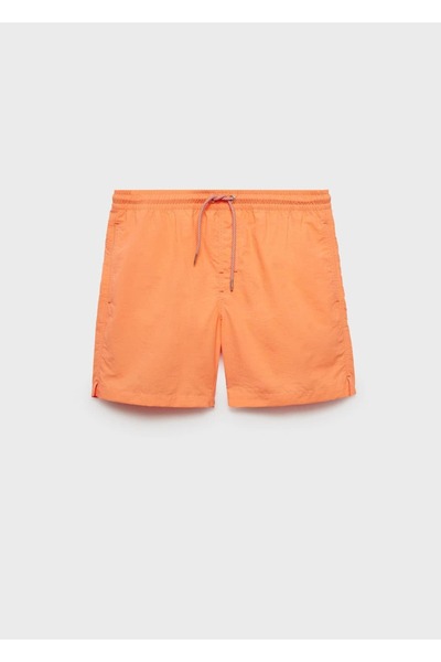 MANGO Man İpli düz mayo