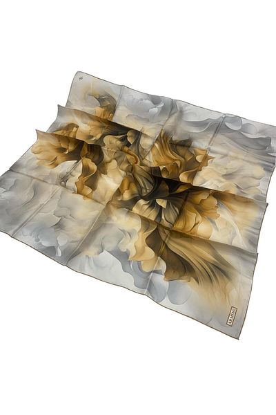 Armine Μεταξωτό Κασκόλ 2025 Χειμώνας - 9244-07 Copper Twill