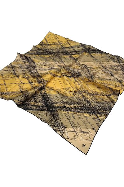 Armine Μεταξωτό φουλάρι 2025 Χειμώνας - 9236-05 Safran Twill