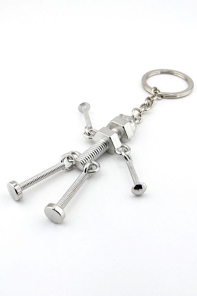 Solfera Screw Bolt Man Technology - Metal Keychain Kc153