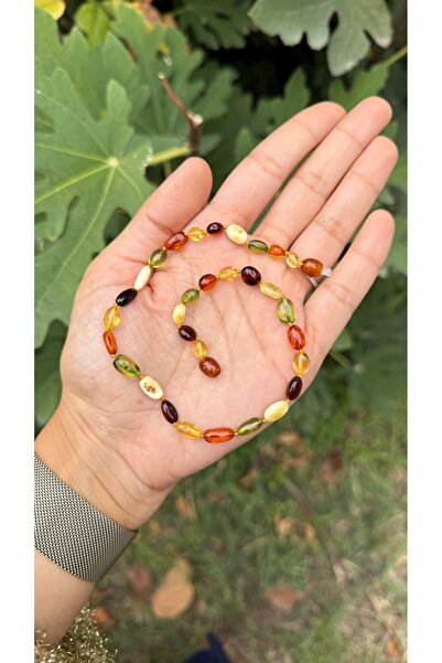 Kehribarkolyecimm sertifikalı damla kehribar kolye bebek çocuk