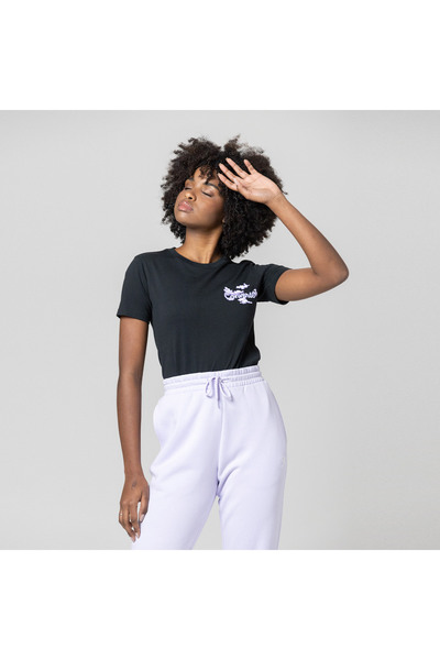 Converse Seasonal Graphic Word Art Women's Black T-Shirt