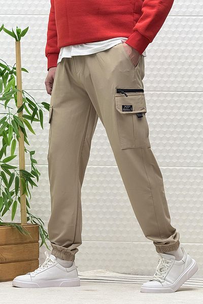 WAFRA Ανδρικό παντελόνι Jogger με αλεξίπτωτο με τσέπες Cargo
