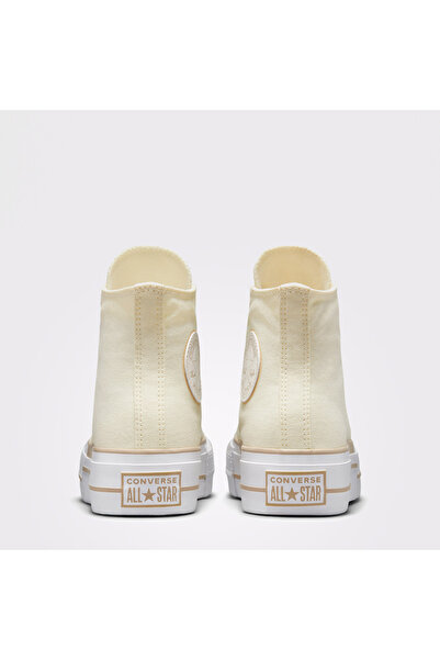 Converse Chuck Taylor All Star Lift Platform Outline Sketch Women's Cream Sneaker