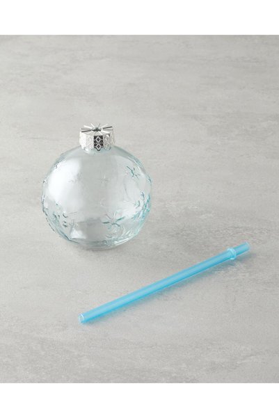 English Home Christmas Star Glass Glass with Straw 400 ml