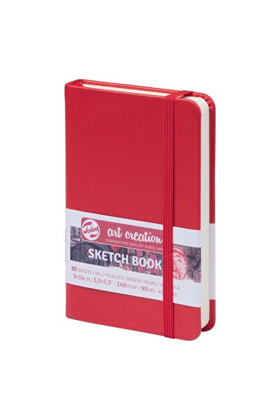 Art Creation دفتر رسم تالنس 9×14 سم، 140 جرام، 80 ورقة، غلاف صلب، دفتر رسم أح...