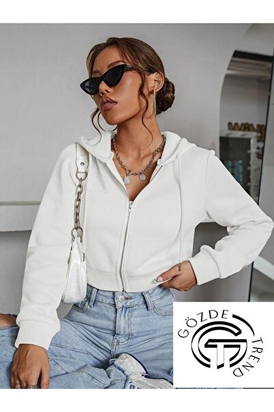 Genel Markalar Lusim Storekoleksiyon Cepli Kadın Sweatshirt 3 Iplik Kapşonlu ...