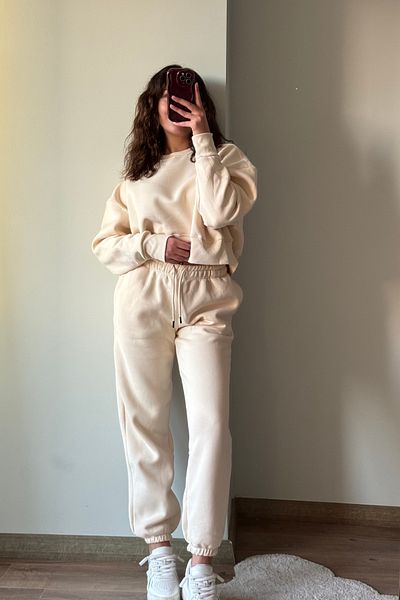 Güneş Raised Sweat Tracksuit Set