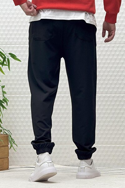 WAFRA Men's Full Lycra Parachute Fabric Elastic Jogger Pants