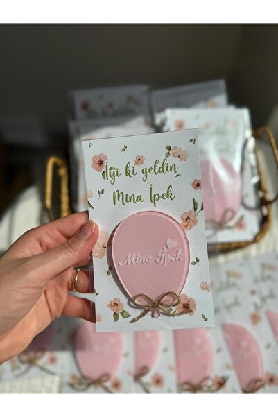 Printbox BEBEK MEVLİD HEDİYELİĞİ MAGNET + KART - 10 ADET