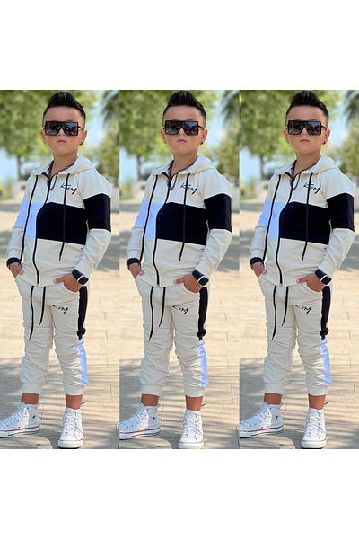 Maon Men's Zippered Suit with Hood